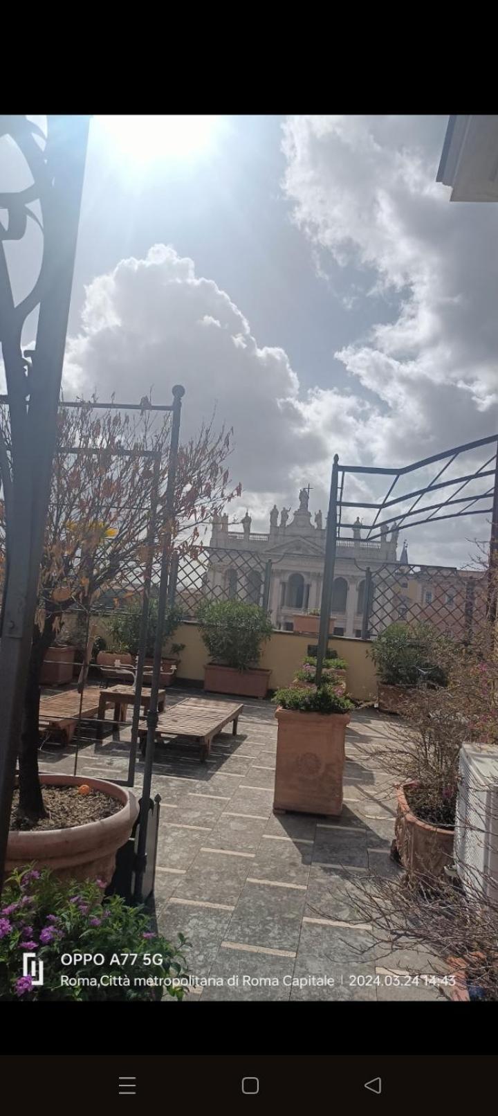Terrace Of The Aureli Apartment Rome